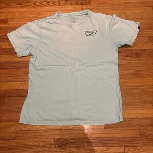 Vans Light Green Men's T-Shirt. Slight discoloration on the shirt.